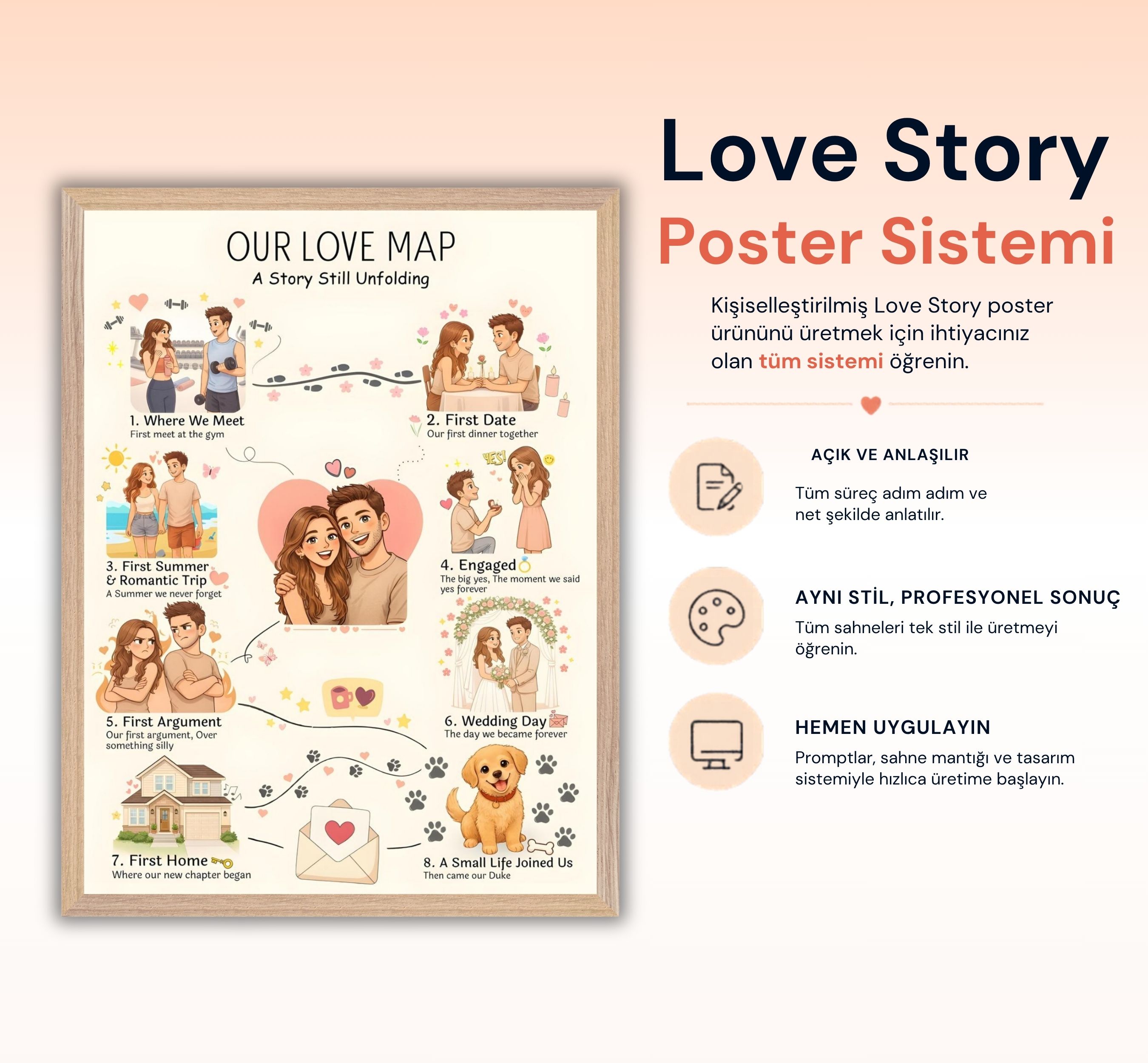 Love Story Poster Üretim Sistemi